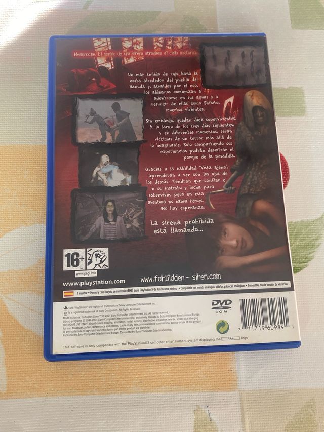 Forbidden Siren PS2 (PlayStation 2) Terror