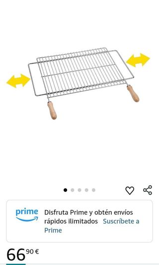 Griglia barbecue estensibile Sauvic 02810