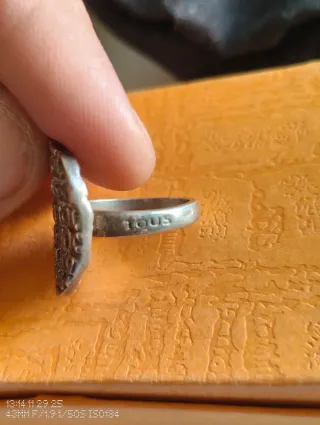 Anillo Tous Plata Mujer