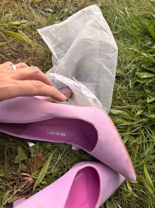 Tacones rosas talla 37 sin usar