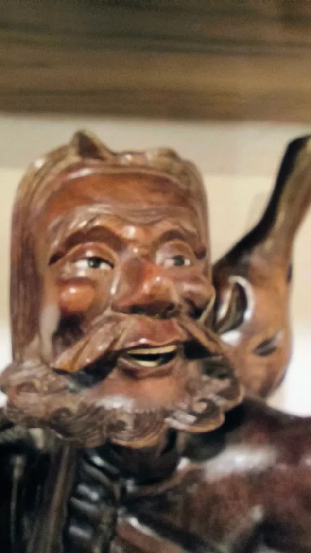 Antigua Talla Madera Palo Rosa