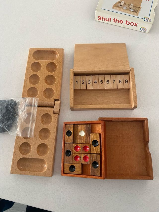 Juegos de mesa de madera