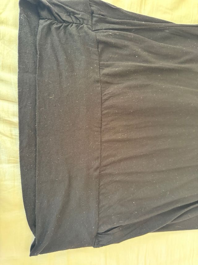 Blanco Camiseta Talla Única Negra