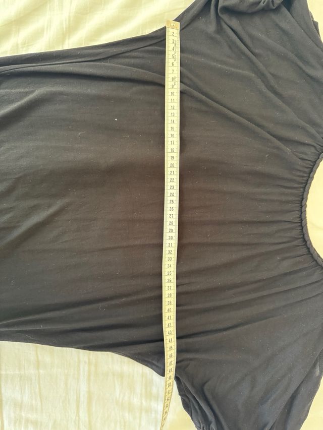 Blanco Camiseta Talla Única Negra