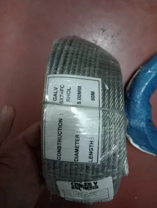 Cable de Acero Galvanizado 50m