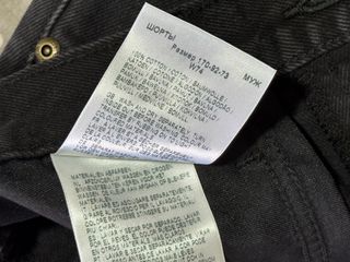 Pantalón corto negro vaquero Lee Talla W29