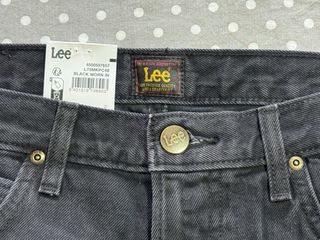 Pantalón corto negro vaquero Lee Talla W29