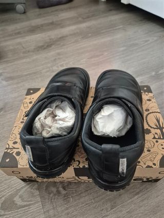 Zapatos Feroz Garbi Rocker Microfibra Negro Talla