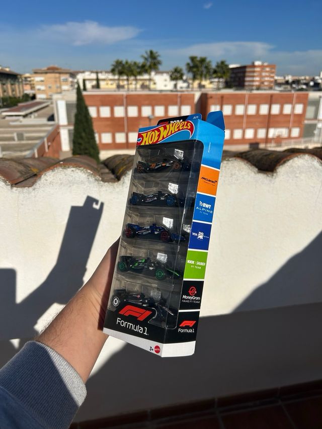 Pack 5 Coches Hot Wheels Formula 1 2024