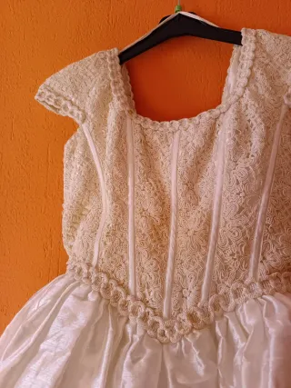 Vestido de Novia Encaje y Satén