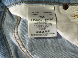 Pantalón corto vaquero Lee azul