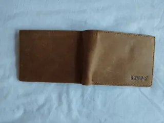 Cartera Zippo Marrón con Monedero