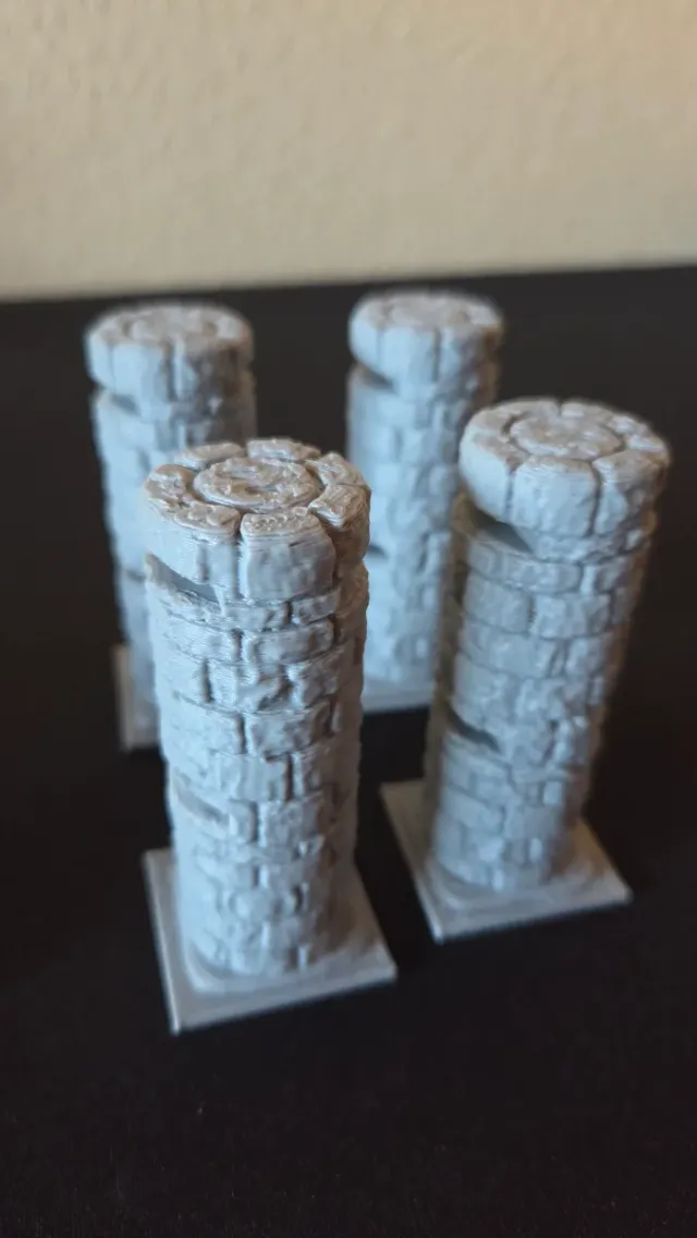 Pack Columnas 3D Descent 3