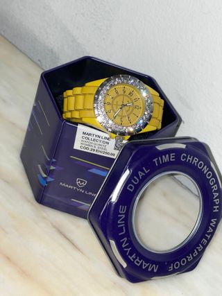 Reloj Martyn Line Mujer Quartz Amarillo