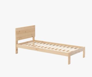 Cama LUFE de madera con colchón