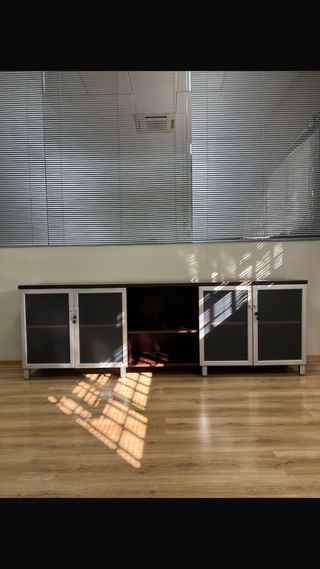 Mueble aparador/oficina madera y metal