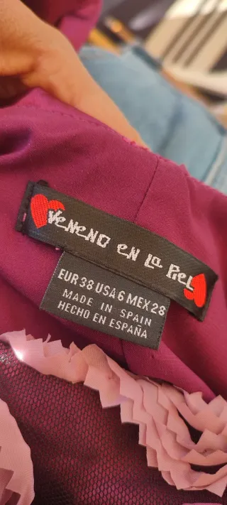 Vestido de fiesta con flores