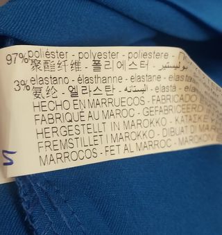 Zara Abito mini effetto raso blu