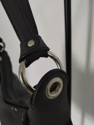 Borsa Mandarina Duck Hobo testa di moro