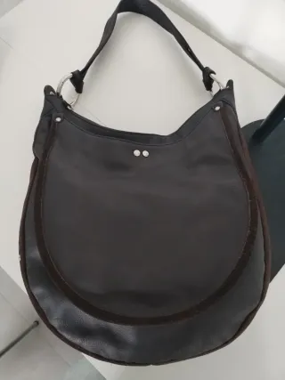 Borsa Mandarina Duck Hobo testa di moro