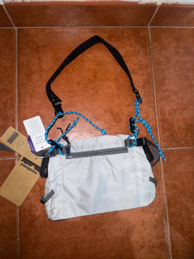 Bolso bandolera Patagonia gris multicolor