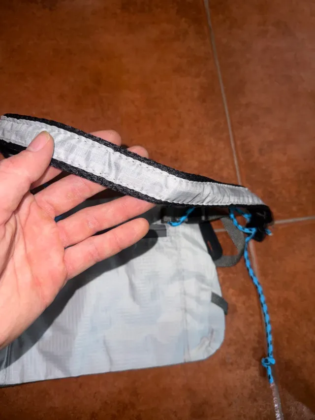 Bolso bandolera Patagonia gris multicolor