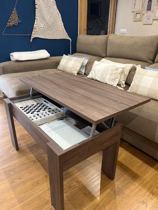 Mesa de centro salón doble posición