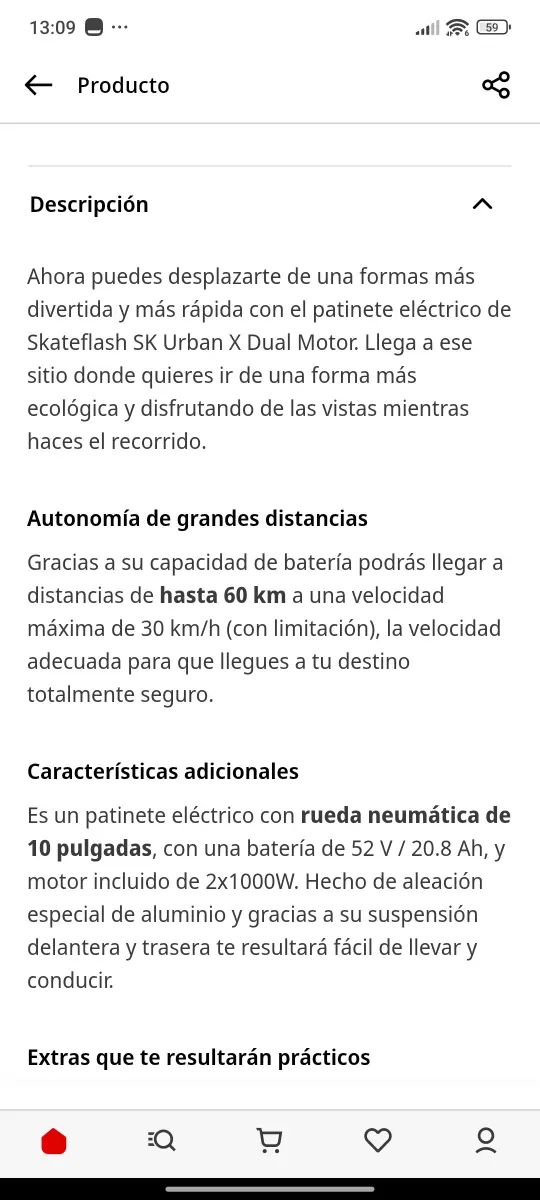 Patín Eléctrico Skate Flash X