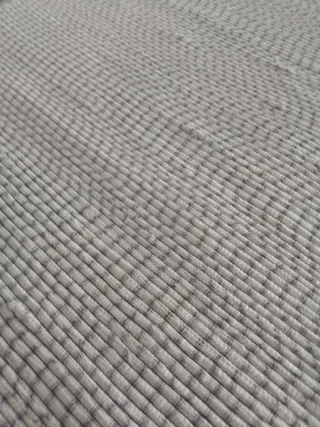 Alfombra Jarapa blanco yGris