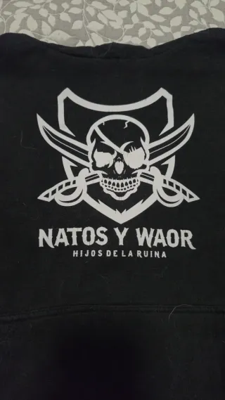 Sudadera Natos y Waor Negra Talla M
