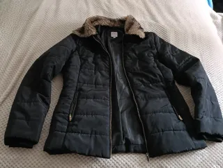 Cazadora acolchada mujer Milano negra