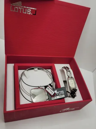 Conjunto Lotus Style: Reloj + Collar