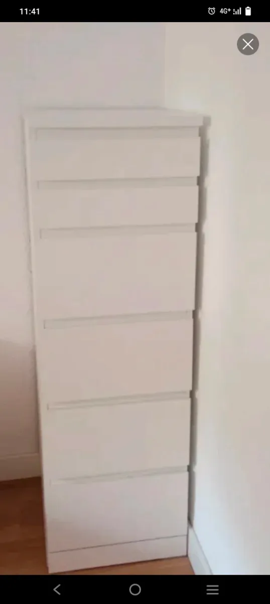 Cajonera de madera 6 cajones