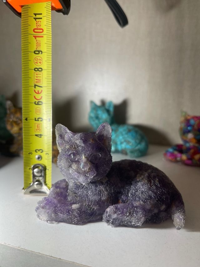 Figuras de Gatos de Mineral