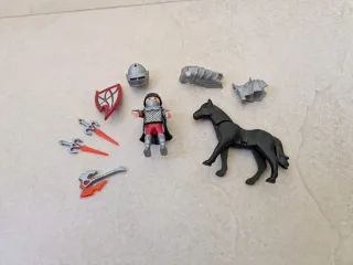 Playmobil Jinete Guerrero con Escudo y Armas