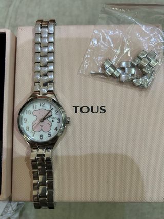 Reloj Tous Niña Oso Rosa Plata
