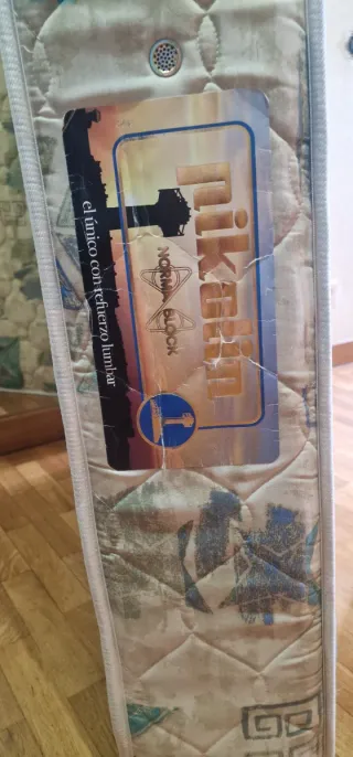 Somier+colchón Fibermaster de fibra de carbono.