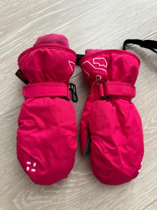 Guantes de niña rosas