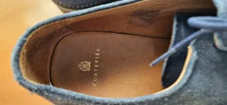 Zapatos de ante azul