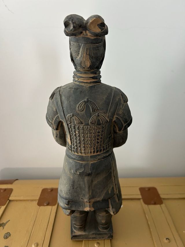 Estatua Guerrero Terracota