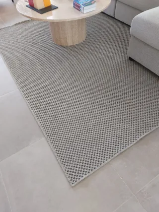 Tappeto in Lana Kenay 160x230 Beige/Grigio