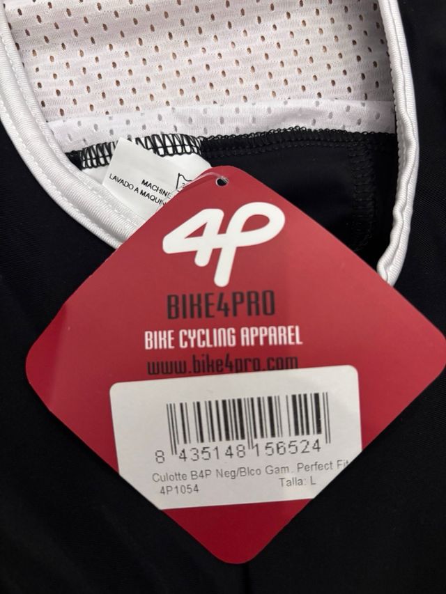 Culotte B4P Talla L Negro y Blanco