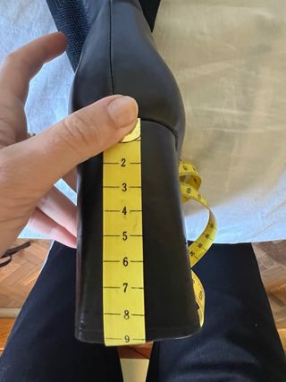 Botines negros tacón plataforma