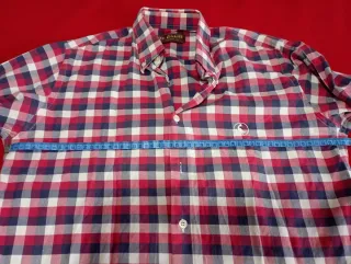 Camisa El Ganso cuadros azul y rojo