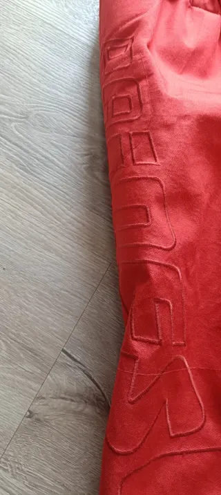 Pantalón Dainese Rojo con Tirantes Vintage.