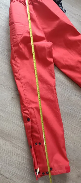 Pantalón Dainese Rojo con Tirantes Vintage.
