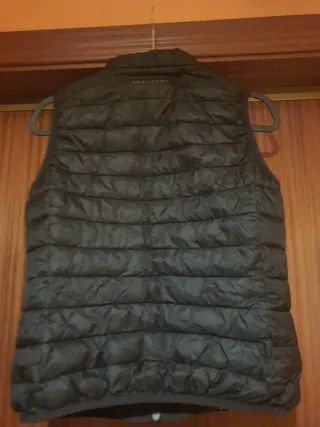 Chaleco acolchado mujer negro