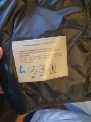 Chaleco acolchado mujer negro