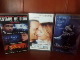 Lote 10 VHS Bruce Willis Acción