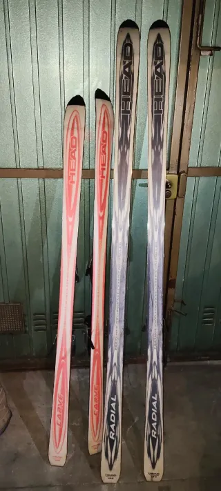 2 Juegos Esquí Head Carve 190cm + 160cm